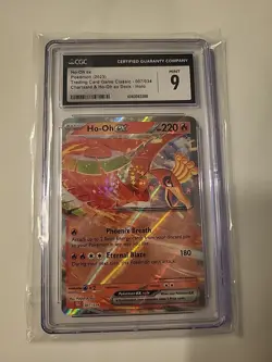 Pokemon TCG Ho-Oh EX Holo Rare Card 007/034 2023 CLC Classic Collection CGC 9 - Image 1
