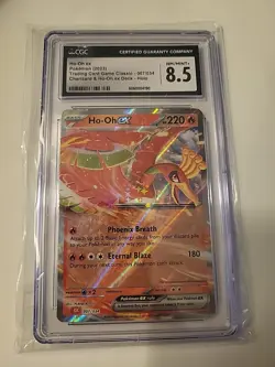 Pokemon TCG Ho-Oh EX Trading Card Classic 007/034 Holo Card CGC 8.5 Near Mint - Image 1