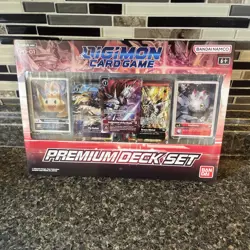 Bandai Digimon CCG Premium Deck Set - 118 Cards NEW Factory Sealed 811039037710 - Image 1
