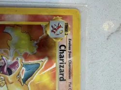 Pokemon TCG Charizard Holo Rare Card 004/102 Base Set - Image 2