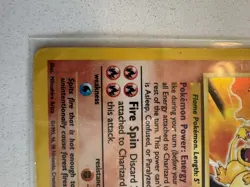 Pokemon TCG Charizard Holo Rare Card 004/102 Base Set - Image 3