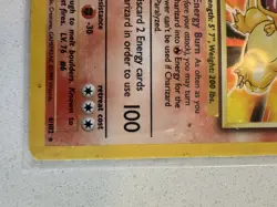 Pokemon TCG Charizard Holo Rare Card 004/102 Base Set - Image 5
