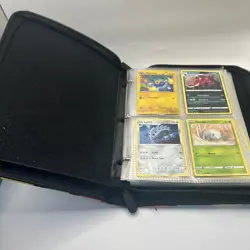Pokemon Cards with Binder 45 Cards Collection 28 Empty Sleeves - Image 3