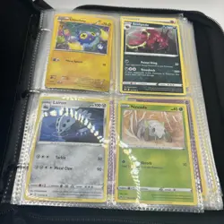 Pokemon Cards with Binder 45 Cards Collection 28 Empty Sleeves - Image 5