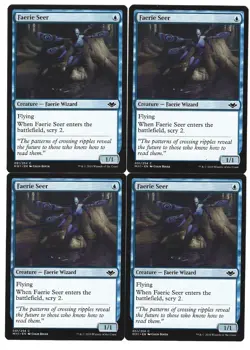 Faerie Seer x4 9/10 NM- Magic M:tG Modern Horizons 1 UMH1FS-01 - Image 1