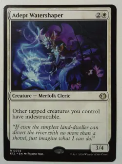 Adept Watershaper *Rare* Magic MtG x1 Lorwyn Eclipsed - Image 1