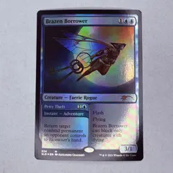 SLD Brazen Borrower Secret Lair Drop Foil MTG NM - Image 1