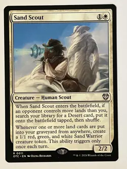 Sand Scout Commander: Outlaws of Thunder Junction Non-Foil MTG NM - Image 1