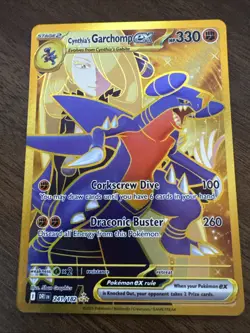 Pokemon Cynthia's Garchomp ex 241/182 Sv10: Destined Rivals Hyper Rare Holo - Image 1