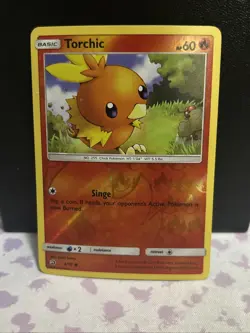 Torchic Reverse Holofoil 4/70 Common Dragon Majesty Pokemon - Image 1