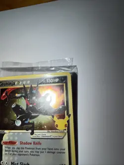 Greninja Gold Star Promo - SWSH144 Pokemon Holo Celebrations - SEALED *D - Image 2