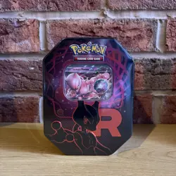Pokemon TCG Destined Rivals Tin - Team Rocket’s Mewtwo - Sealed Collector Tin - Image 1