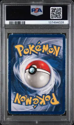 1999 POKEMON GAME 8/102 MACHAMP HOLO 1ST EDITION SHADOWLESS BASE SET PSA 1 - Image 2