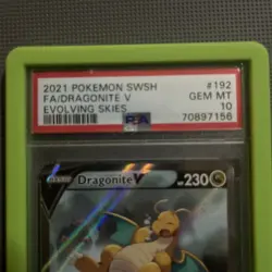 PSA 10 Mint Dragonite V Full Art Evolving Skies 2021 Pokemon 192/203 - Image 4
