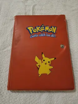 Pokemon Pikachu Binder Gotta Catch Em All Red Good Condition 4 Pocket Make Offer - Image 1