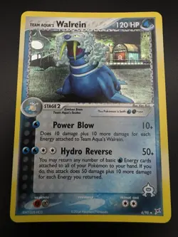 Team Aqua's Walrein 6/95 Pokemon EX Team Magma vs Team Aqua Holo Rare 2004 - Image 3