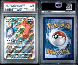Pokemon Charizard VSTAR Ultra-Premium Coll. Full Alt Art Promo SWSH262 PSA 9 - Image 3