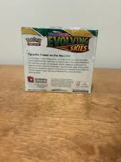 Pokemon TCG Sword & Shield Evolving Skies Booster Box Factory Sealed Minty Wrap - Image 3