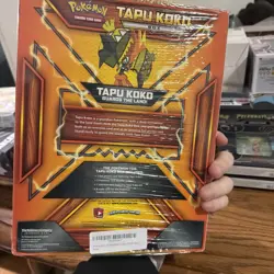 Pokemon Tapu Koko Sun & Moon Box - Factory Sealed - 3Packs - Fates Collide S&M - Image 2