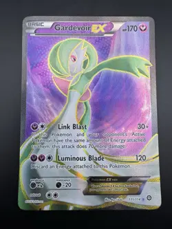 Gardevoir EX Full Art 111/114 Pokemon XY Steam Siege Holo Ultra Rare 2016 - Image 3
