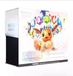 Prismatic Evolutions Pokemon Center Elite Trainer Box ETB Eevee Promo NEW SEALED - Image 1