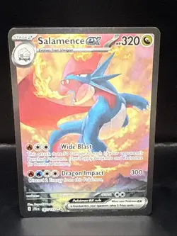 Pokemon Salamence ex 187/159 Sv09: Journey Together Holo - Image 1