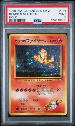 Blaine'S Moltres Pokemon Japanese Gym 2 146 PSA 9 - Image 1