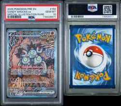 Pokemon Prismatic Evolutions Sandy Shocks EX PSA 10 - 159/131 - Image 3
