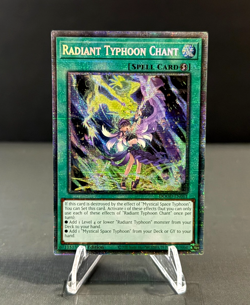 Yu-Gi-Oh! Radiant Typhoon Chant DOOD-EN061 Starlight Rare 1st Edition - Image 1