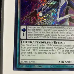 Yu-Gi-Oh! D/D Count Surveyor BLMM-EN041 1st Edition (Secret Rare) - Image 4