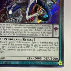 Yu-Gi-Oh! D/D Count Surveyor BLMM-EN041 1st Edition (Secret Rare) - Image 5