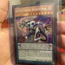 Yu-Gi-Oh D/D Count Surveyor BLMM-EN041 1st Edition Secret Rare - Image 1