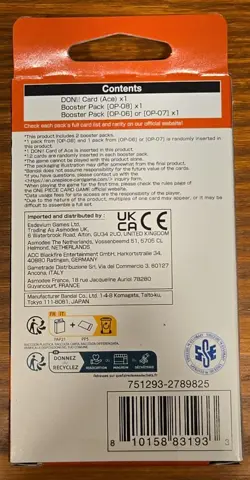One Piece Special DON!! Set Vol. 2 - Ace English (Sealed New) - Image 2