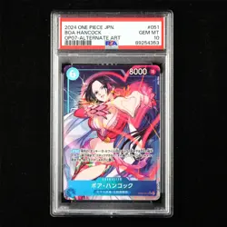 PSA 10 GEMMT 2024 One Piece JPN Boa Hancock OP07-051 AlternateArt SR - Image 1