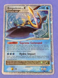 Empoleon LV.X - 120/130 - Ultra Rare Holo Diamond & Pearl - Pokemon Card - DMG - Image 1