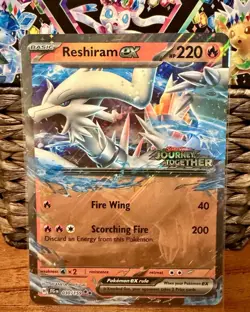 Reshiram ex (Journey Together Stamped) 030/159 Jumbo Cards Holo - Image 1