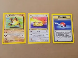 Lot Of 3 DUTCH 1st Edition Pokemon Cards - Image 1