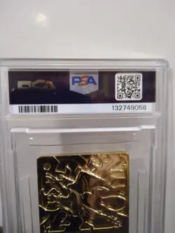 1999 BURGER KING POKEMON CHARIZARD GOLD CARD - PSA 7 NM - Image 4
