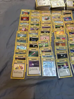 Huge Collection Bulk Lot of 230+ VTG POKEMON Trainer Cards Base Set 1/2 Fossil - Image 2