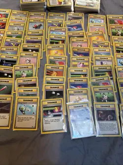 Huge Collection Bulk Lot of 230+ VTG POKEMON Trainer Cards Base Set 1/2 Fossil - Image 3