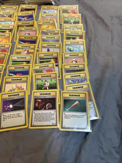 Huge Collection Bulk Lot of 230+ VTG POKEMON Trainer Cards Base Set 1/2 Fossil - Image 4