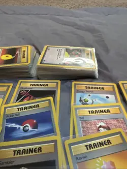 Huge Collection Bulk Lot of 230+ VTG POKEMON Trainer Cards Base Set 1/2 Fossil - Image 5