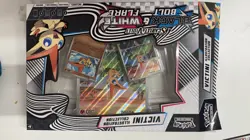 Pokemon White Flare & Black Bolt Victini Promo 208 Illustration Box All 3 Cards - Image 3