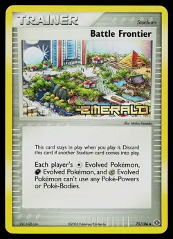 Pokemon Card - Battle Frontier Emerald 75/106 Uncommon Reverse Holo Stamped - Image 1
