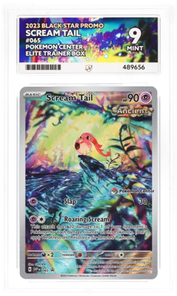 ACE 9 Scream Tail SVP 065 Pokemon Center Stamped Black Star Promo Card TCG - Image 1
