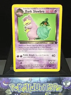 Pokemon Card Dark Slowbro 29/82 Non Holo Rare Team Rocket WOTC Played - Image 1