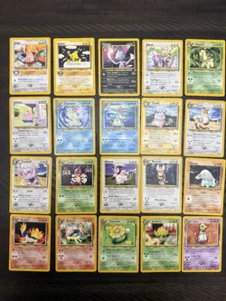 Pokemon Vintage WOTC Bulk Lot 92 Cards LP - Image 1