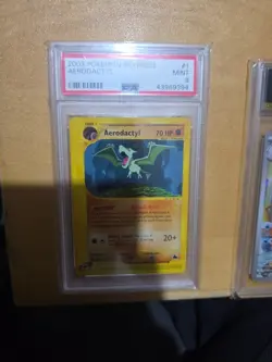 Pokemon Aerodactyl Skyridge PSA 9 Mint Card 1/144. Mint. UK stock. - Image 1