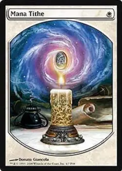 X 1 Dime de / Mana Tithe Promo Magic Player Rewards ENGLISH EXCELLENT magic mtg - Image 1