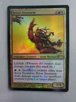 MTG Brion Stoutarm Media Promos SLD Foil Rare - Image 1